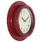 Infinity Instruments Retro Escape 9.75 in. Wall Clock - Red 20305RD-4543 - alternate 2